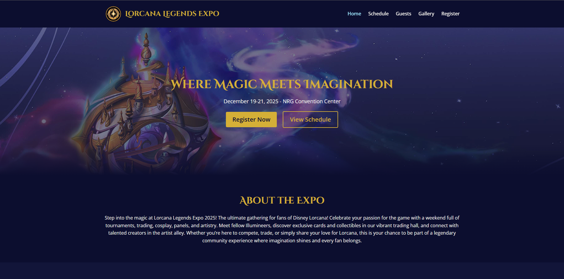 Lorcana Legends Expo mockup